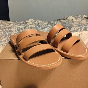MANGO Stylish Tan Sandals for Women